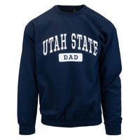 SWEATSHIRT CREW UTAH STATE DAD OUTLINED